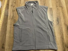 10,000 ft Above Sea Level Sweater, Men's Size Large, Gray, Full Zip, Vest
