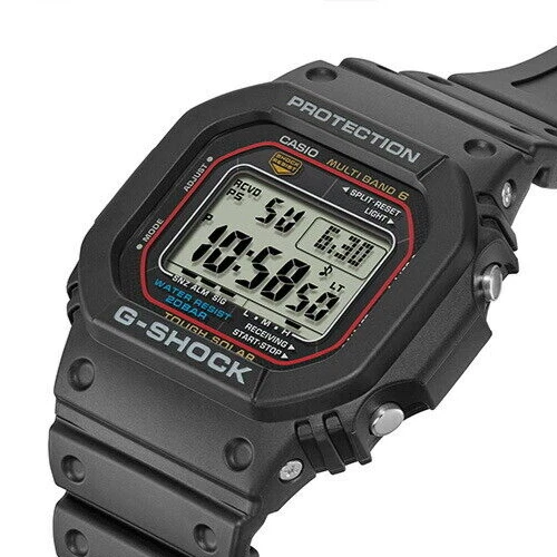 CASIO G SHOCK GW M5610 1JF Radio Solar Digital Watch Black 43.2mm