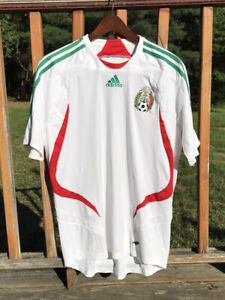 Adidas Mexico Soccer Jersey Adult Large White Football Federacion ...