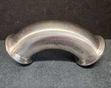 VNE Sanitary Elbow 90 Degree 1 1/2 in. Tri-Clamp Pair of Elbows