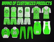 Basketball Uniform Customizable Jersey Set Team Sports Shorts Adults/ Youth 2025
