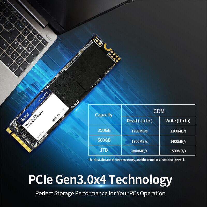 Netac M2 SSD NVMe 250 go 500 go 1 to 2 to SSD M.2 2280 PCIe SSD interne  Solid State Drive pour ordinateur portable et de bureau - AliExpress