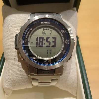 Casio Pro Trek Digitaluhr PRW-31YT-7JF Metallband aus Japan