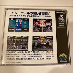 Power Spikes II Neo Geo Volleyball Game Match & World Championship CD-ROM