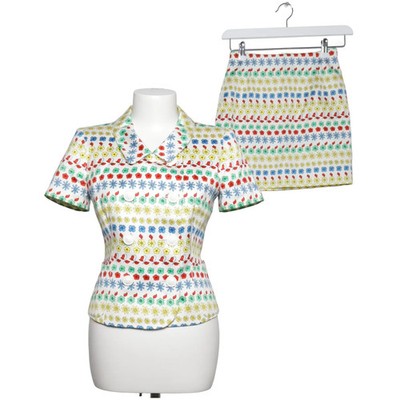 Istante by Versace, Business Kostüm, Größe: 38, Baumwolle/Viskose #Mx3