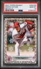 2022 Topps Holiday Shohei Ohtani #HW100 – Metallic Snowflake PSA 10 Gem Mint