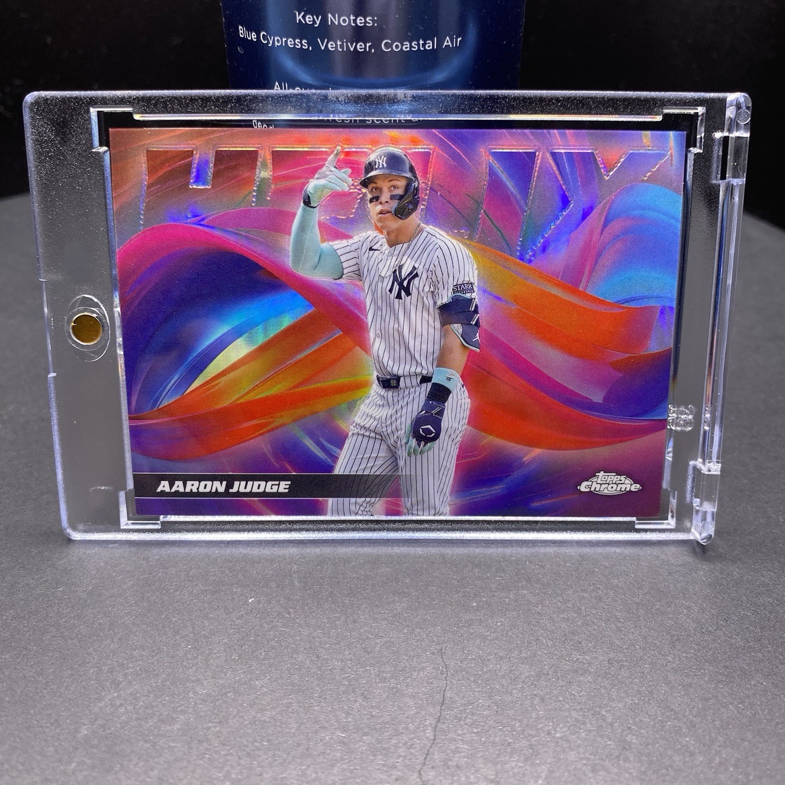 2025 Topps Chrome #HX-2 Aaron Judge Helix SSP Case Hit New York Yankees