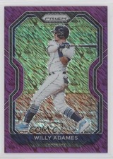 2021 Panini Prizm Tier III Purple Shimmer Prizm 5/7 Willy Adames #219 b4d