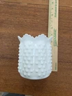 *Fenton White Milk Glass Vintage Hobnail Vase/Candy Dish, NESDC