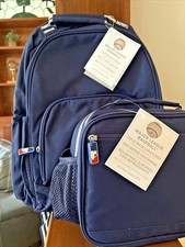 Pottery Barn School LARGE Backpack LUNCH BOX MLB Baseball sports bag travel n