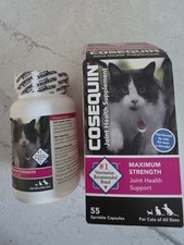 NUTRAMAX FELINE COSEQUIN GLUCOSAMINE FOR CATS JOINT HEALTH SUPPLEMENT 55 CAPSULE