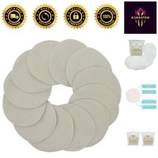 12 Count Eco-Friendly Nursing Pads - Hypoallergenic, Organic Cotton Comfort