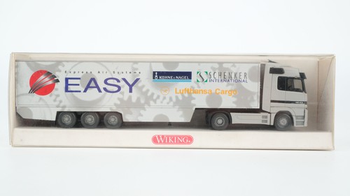 Wiking H0 5460338 MB Actros semirremolque maleta EASY, LH Cargo, Kühne & Nagel, Schen | Zustand: Gebraucht