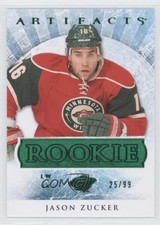 2012-13 Upper Deck Artifacts Emerald 25/99 Jason Zucker #177 0c3