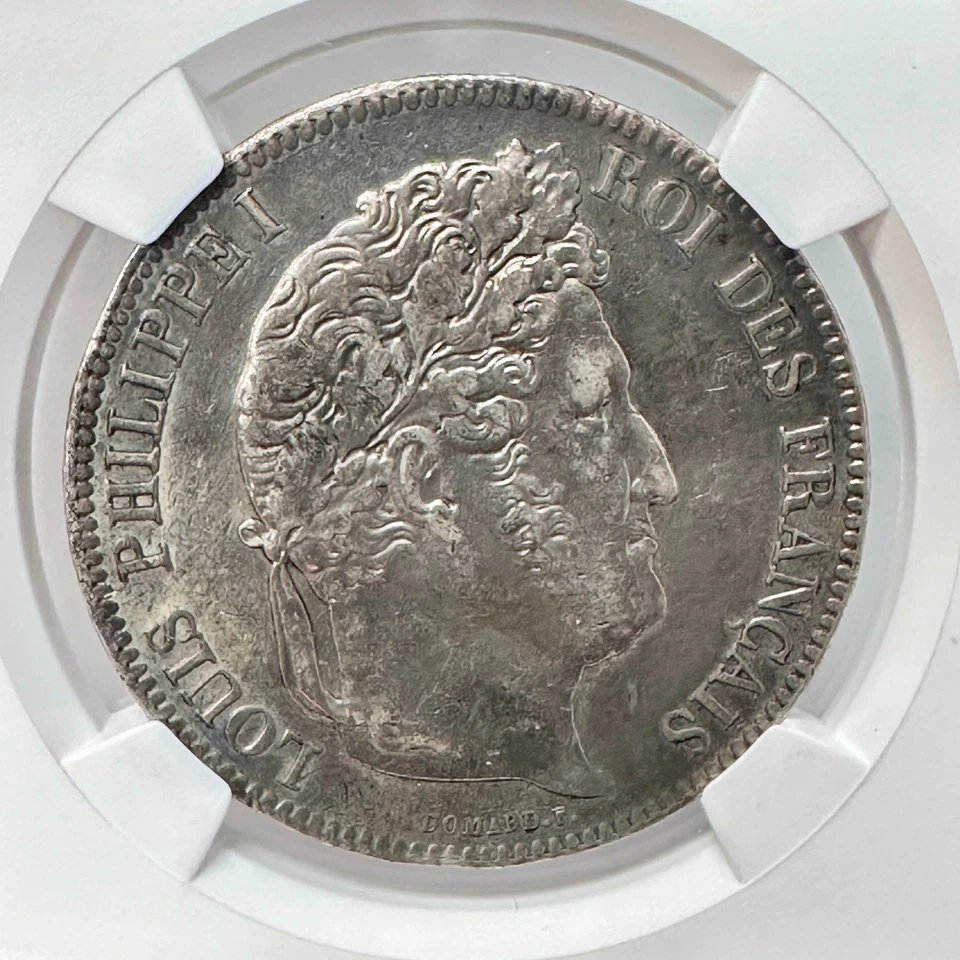 1832-A France 5 Francs, Louis-Philippe I - SILVER COIN NGC AU DETAILS 1ST DATE - Image 3 of 4
