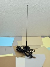 VHF/UHF Magnetic Mount Scanner Antenna w/ Coax Cable UHF Plug 