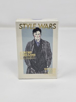 Style Wars Menswear Iconic Outfits Trump Card Game David Sparshott NEW SEALED