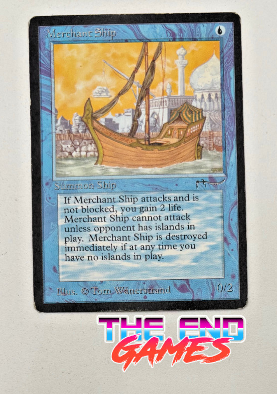 MTG - 1993 - Arabian Nights - Merchant Ship Heavy Play HOT SALE!