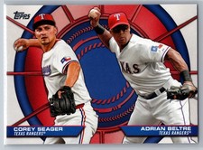 Corey Seager / Adrian Beltre #DD-10 Prices | 2025 Topps Dynamic 