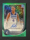 New ListingRob Dillingham 2025-26 Bowman Chrome Green Refractor Auto /99 Timberwolves