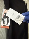 Isabel Maternity Fold Down Active Wide Leg Leggings Black Size M NWT — photo 6