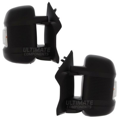 Wing Door Mirrors For Toyota Proace Max 2024-> Short Arm Power Folding 1 Pair