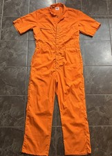 Vintage Lee Orange Coverall Jumpsuit Men  s Size 42 Long