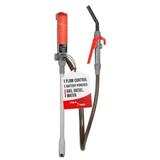 Portable Battery Gas Transfer Pump - 2.8 GAL/MIN for Gas Diesel DEF