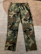 HUF Men's L Drawstring Camo Pants 34x31 Excellent