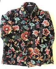 Amazing Colorful Zara Men  s medium Flowery Jacket Coat