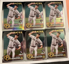 6 - 2024 Topps Chrome Refractor and Base Quinn Priester RC #55