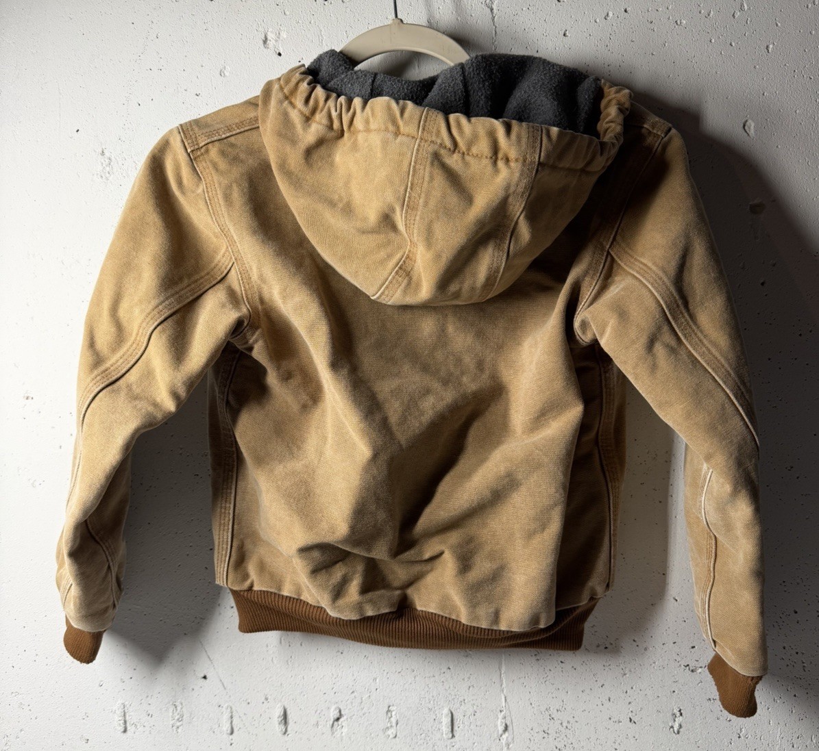 Vintage Carhartt YYJ158 BRN Brown Jacket Lined Youth Sz M Boys 8