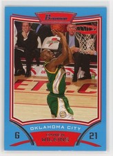 2008  Bowman #83 Damien Wilkins  Blue Parallel SN310/499 Thunder