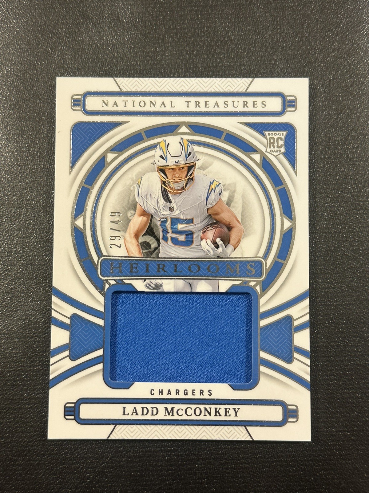 2024 Panini National Treasures #H-LMY Ladd McConkey Heirlooms #29/49
