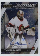 2023-24 O-Pee-Chee Platinum Rookie Cosmic 48/65 Leevi Merilainen #R-LM Auto 0nr3