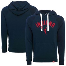 Unisex Sportiqe  Navy Indiana Fever  Olsen Tri-Blend Pullover Hoodie