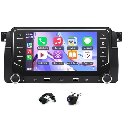 4+64G Für BMW E46 1998-2006 Android 14 Apple CarPlay Autoradio GPS SWC WiFi HIFI