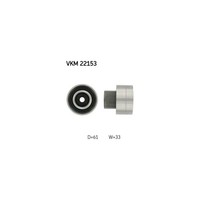 Umlenk-/FüHrungsrolle, Zahnriemen SKF VKM 22153 FüR Alfa Romeo CitroËN Fiat