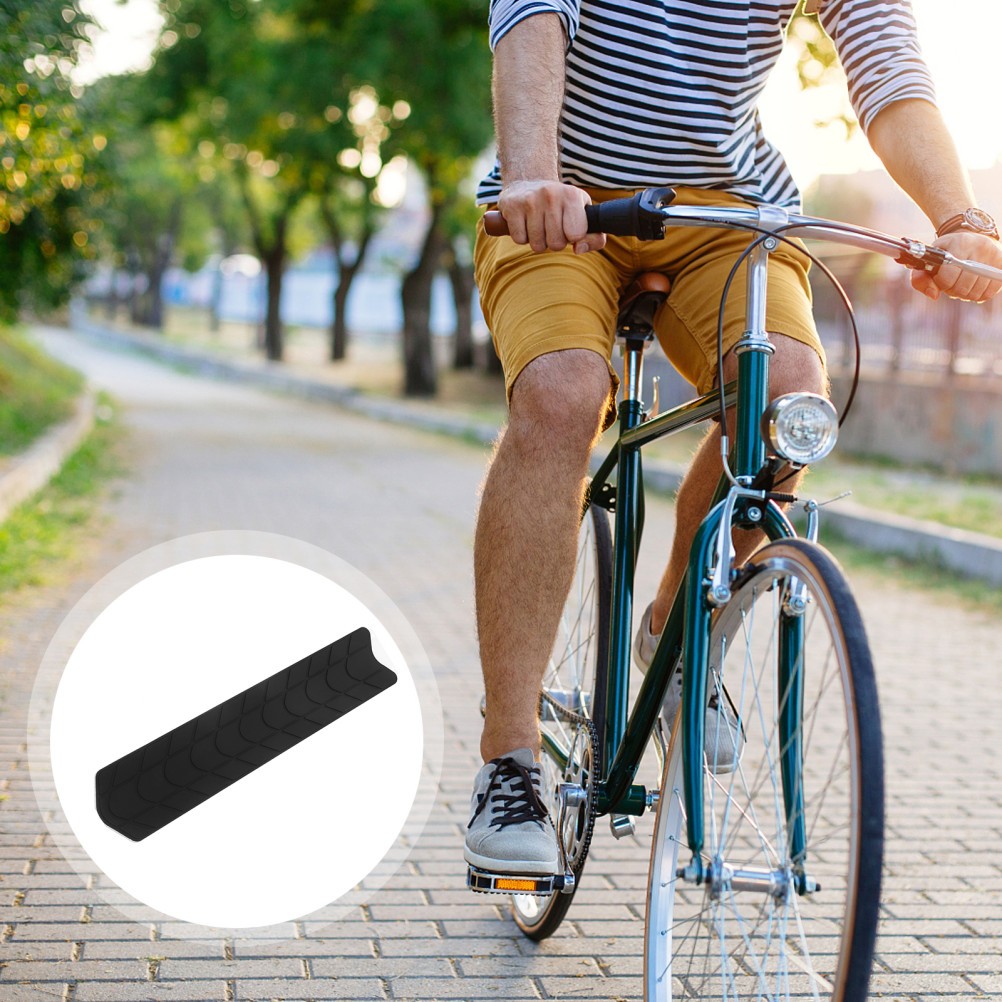 Nastro in silicone nero per protezione telaio bici foto 2