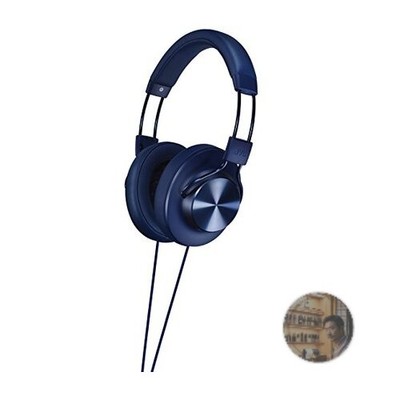 JVC HA-SD7-A Solidege Closed-Back Hi-Res Headphones Blue Metal Foldable New