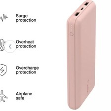 Belkin USB C Portable Charger 20000mAh 20K Power Bank Rose Gold for iPhone &more