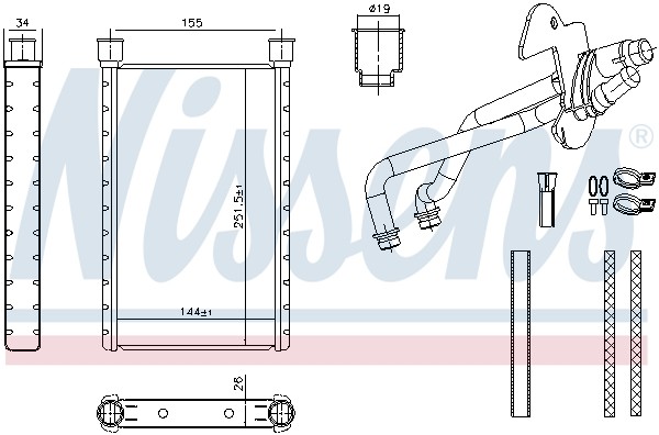 Nissens WäRmetauscher Innenraumheizung FüR BMW 1Er 116I 118D 3Er Touring-image