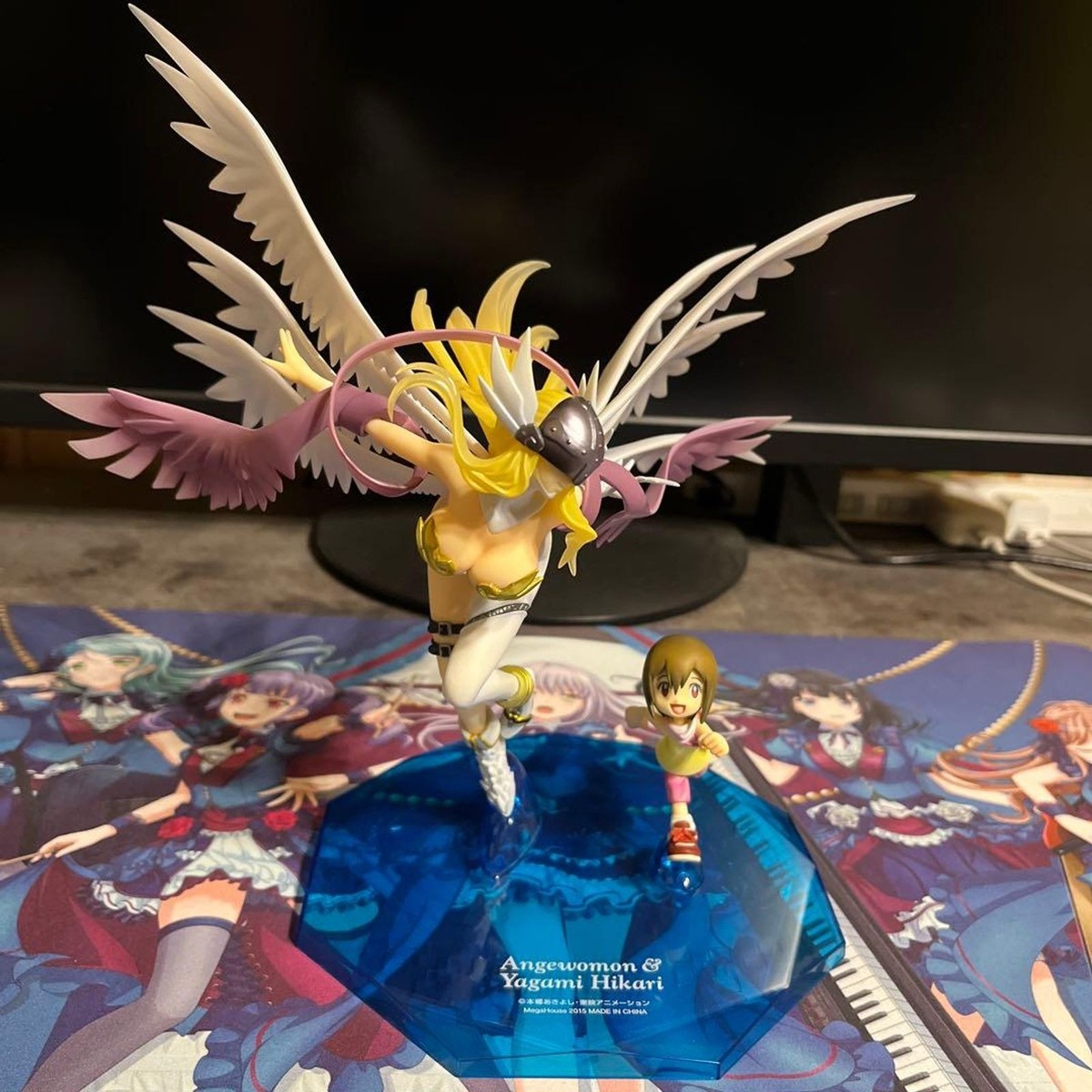 Digimon Adventure GEM Angewomon & Yagami Hikari Figure MegaHouse