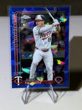 2025 Topps Chrome Update Sapphire Edition #USC41 Alan Roden (RC) Twins