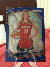 Lucy Olsen RC Blue Velocity 2025 WNBA Panini Prizm Washington Mystics