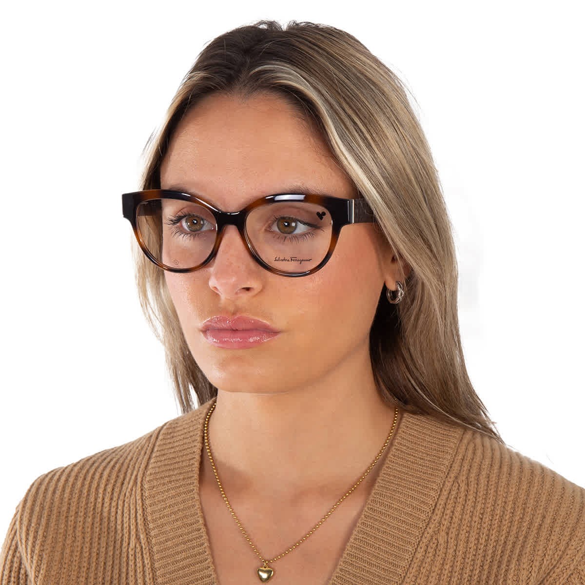 Демонстрационные овальные женские очки Salvatore Ferragamo SF2957E 240 54 SF2957E 240 54 14790₽