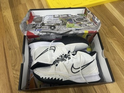 Nike Kyrie 7 TB Men s Basketball Sneakers White/Black Mid Top Lace Up