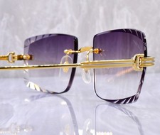 Cartier rimless Diamond cut sunglasses glasses C decor CT0578O 003 Piccadilly