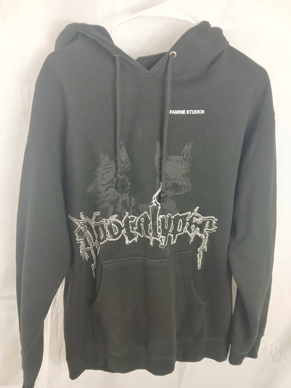 Famine Studios x Showbread Apocolypso Rare Black Hoodie