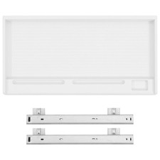 Keyboard Stand Slide Pull Out Tray with Locking Trays under Desk